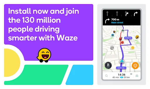 Ảnh chụp màn hình của Waze Navigation & Live Traffic