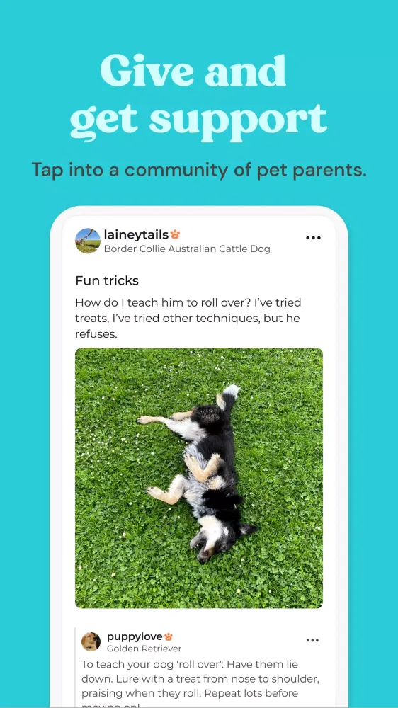 Ảnh chụp màn hình của Zoo by Chewy - Pet Community