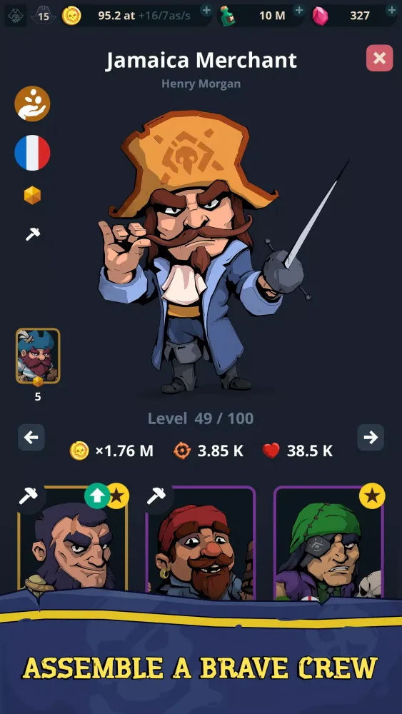 Ảnh chụp màn hình của Idle Pirates