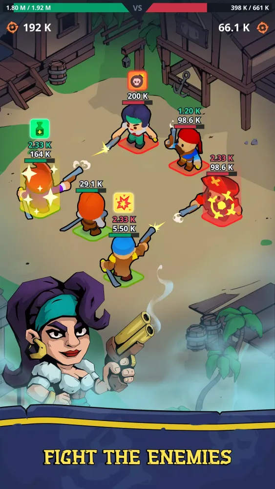 Ảnh chụp màn hình của Idle Pirates
