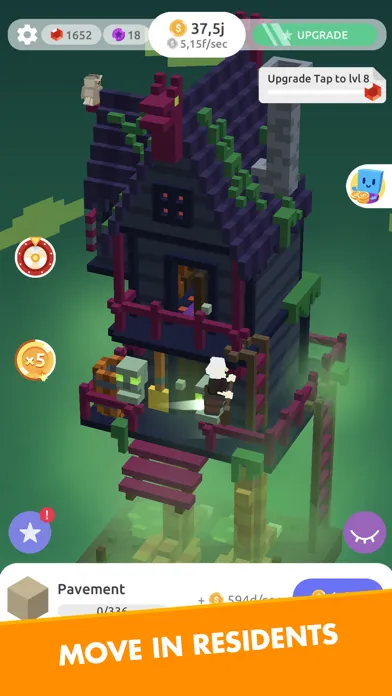 Tangkapan layar TapTower - Idle Building Game