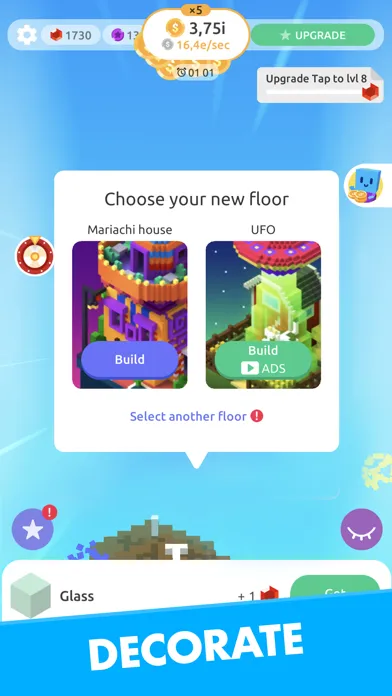 Tangkapan layar TapTower - Idle Building Game