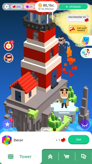 Tangkapan layar TapTower - Idle Building Game