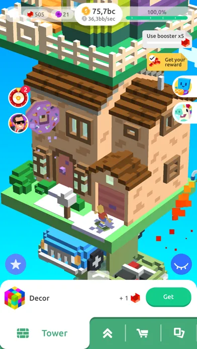 Tangkapan layar TapTower - Idle Building Game