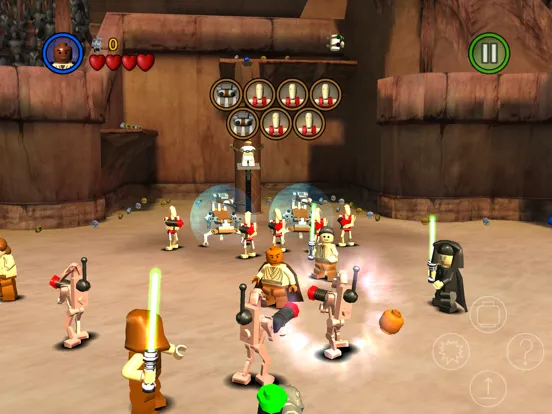 Zrzuty ekranu LEGO® Star Wars™: TCS iPad 