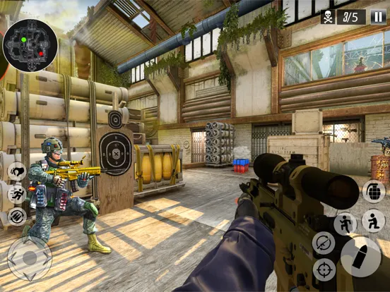 Capturas de pantalla de Fps Cover Fire Shooting Game iPad 