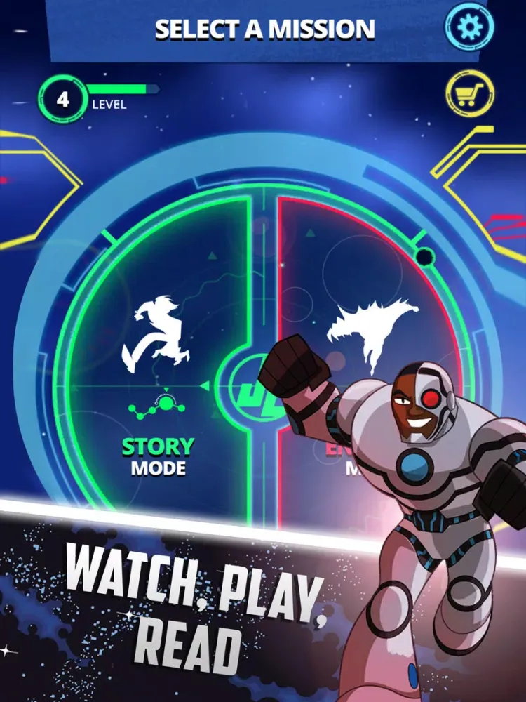 ภาพหน้าจอของ Justice League Action Run iPad 
