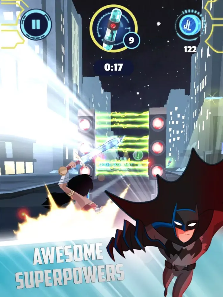 ภาพหน้าจอของ Justice League Action Run iPad 