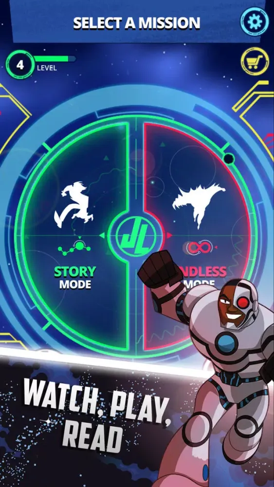 ภาพหน้าจอของ Justice League Action Run