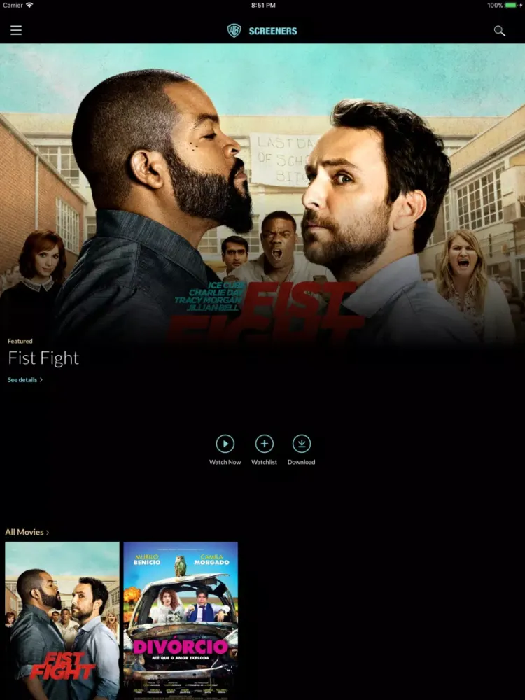 Скриншоты WB Screeners iPad 