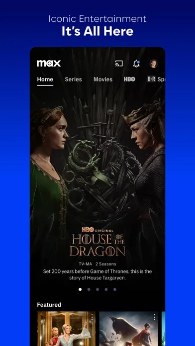 Ảnh chụp màn hình của Max: Stream HBO, TV, & Movies