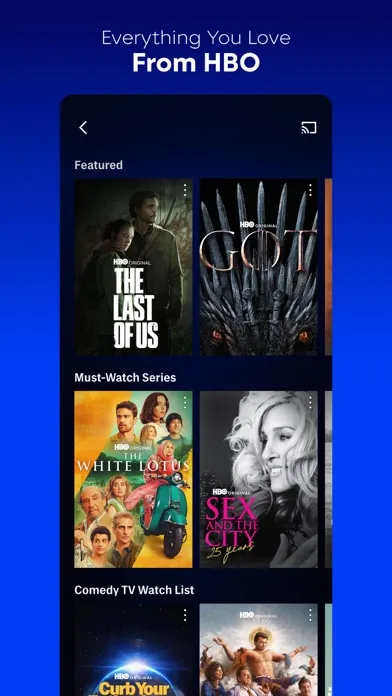 Ảnh chụp màn hình của Max: Stream HBO, TV, & Movies