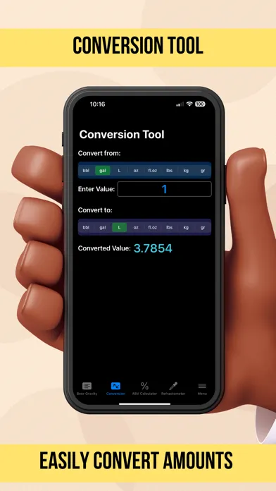 Скриншоты ABV Calculator Gravity & Plato