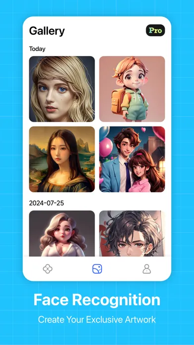 AI Avatar Design Screenshots