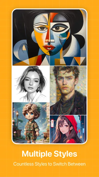 AI Avatar Design Screenshots