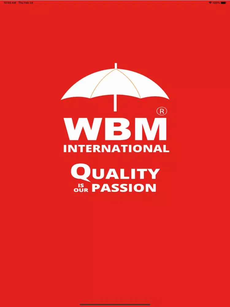 WBM International iPad  스크린샷