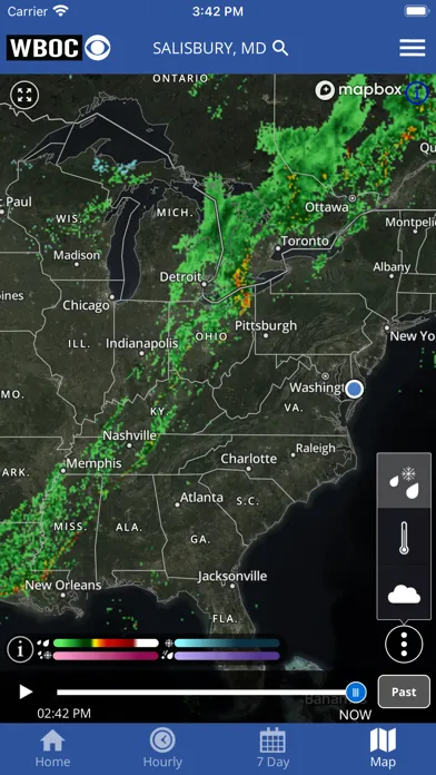 WBOC Weather Screenshots