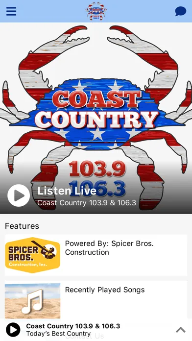 Coast Country 103.9 & 106.3 स्क्रीनशॉट
