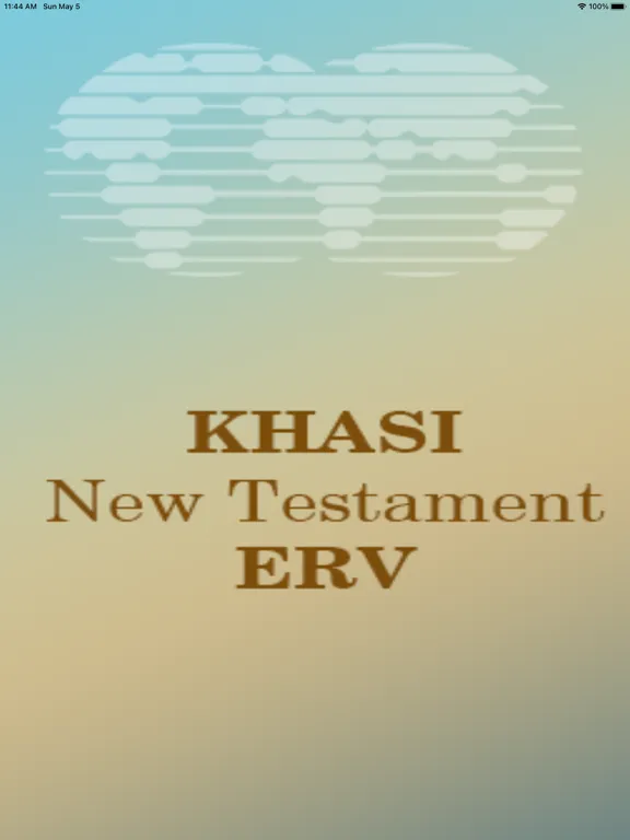 Ảnh chụp màn hình của Khasi New Testament iPad 