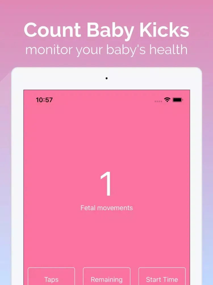 Zrzuty ekranu Contraction Counter Pro iPad 