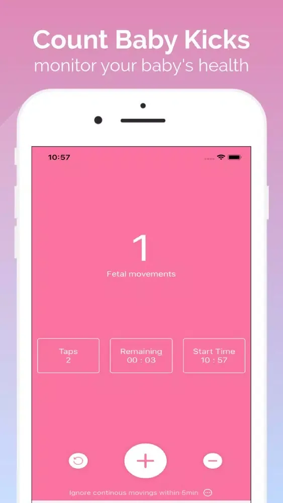 Zrzuty ekranu Contraction Counter Pro