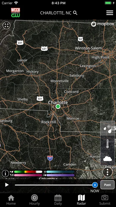 Zrzuty ekranu WCCB Charlotte Weather