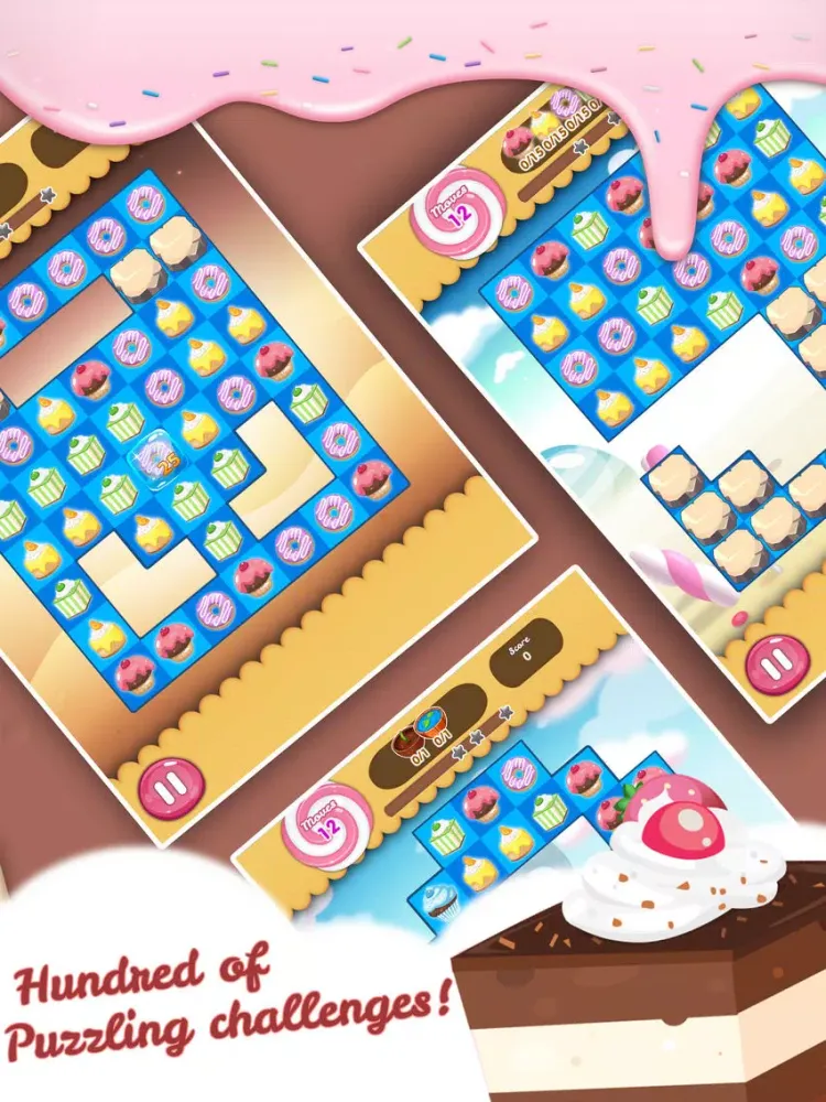 Ảnh chụp màn hình của Cake Blast - Match 3 Games iPad 