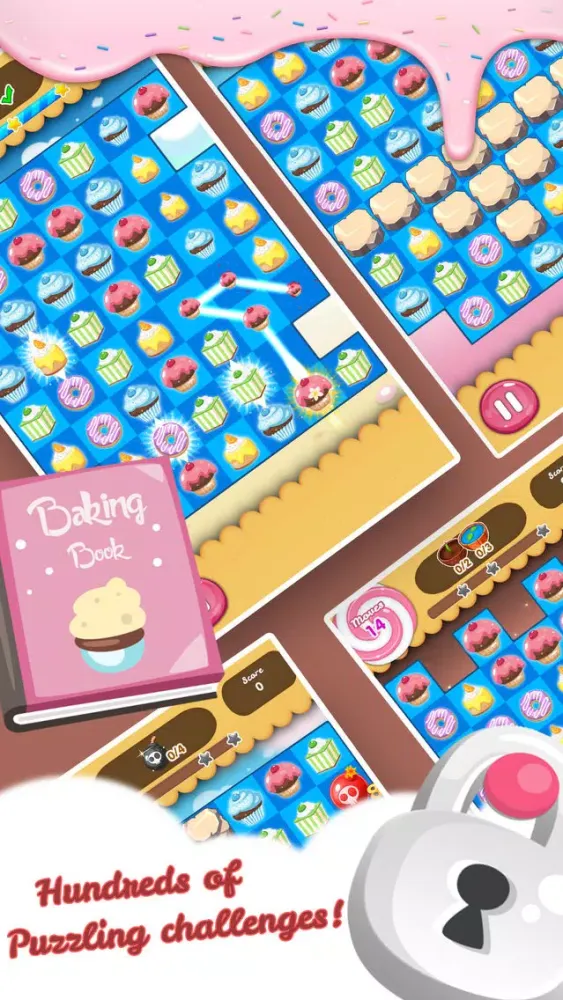 Ảnh chụp màn hình của Cake Blast - Match 3 Games