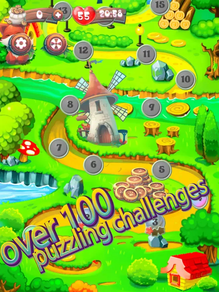 تصاویر Feed The Fox : Fruit Match 3 iPad 