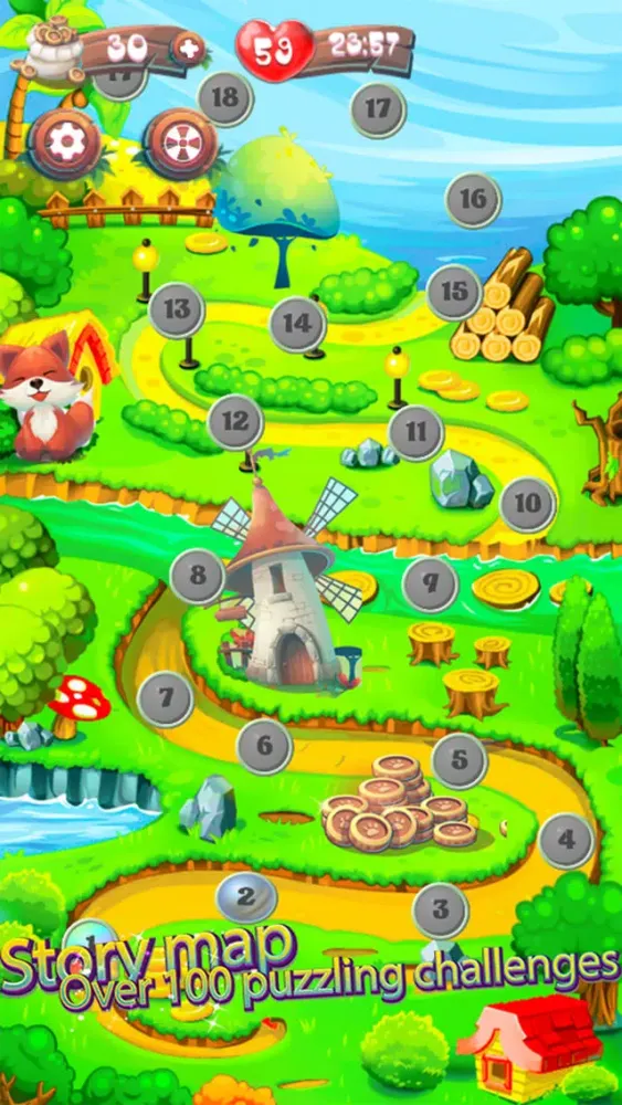 تصاویر Feed The Fox : Fruit Match 3