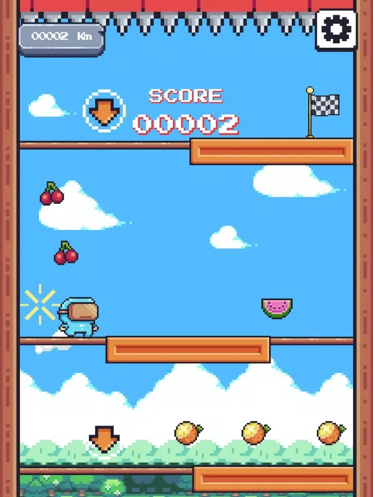 Screenshot di Pixel Jump : Endless Runner iPad 