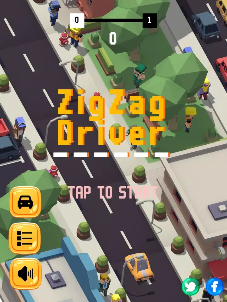 Zigzag Driver : Hyper Casual iPad  سکرین شاٹس