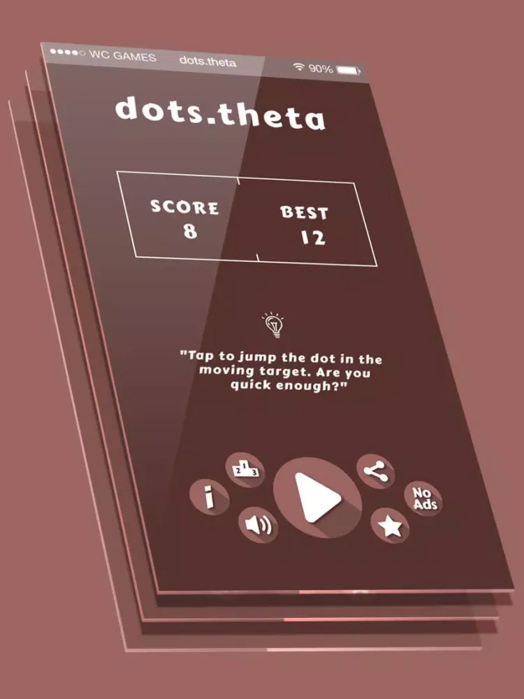 dots θ | Rotating Target iPad 应用截图
