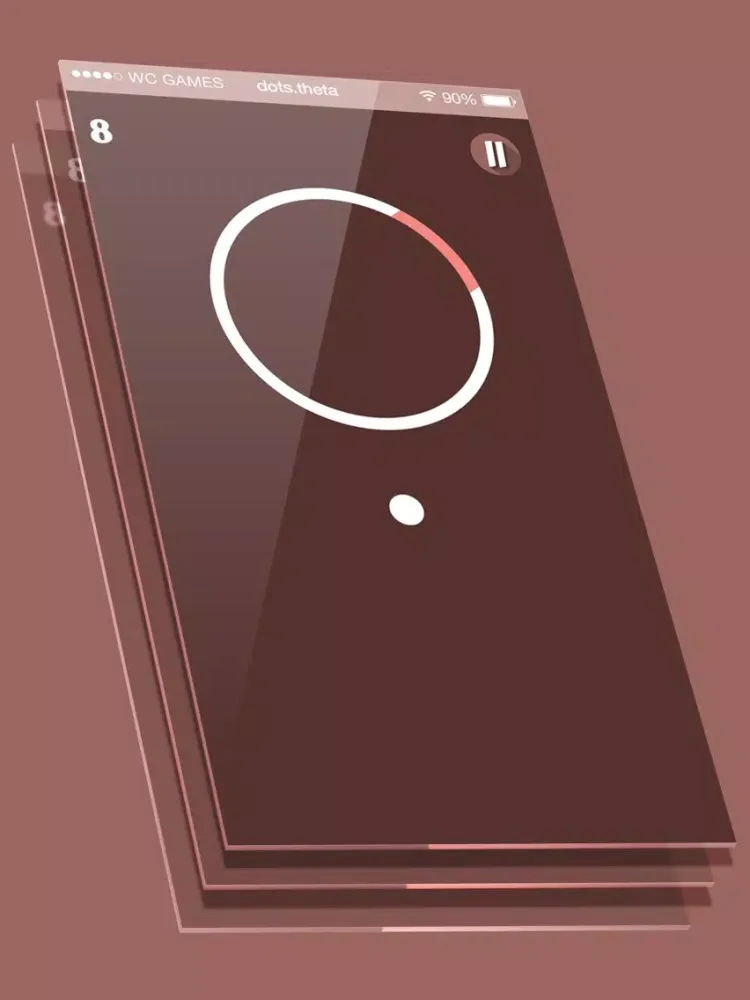 dots θ | Rotating Target iPad 应用截图