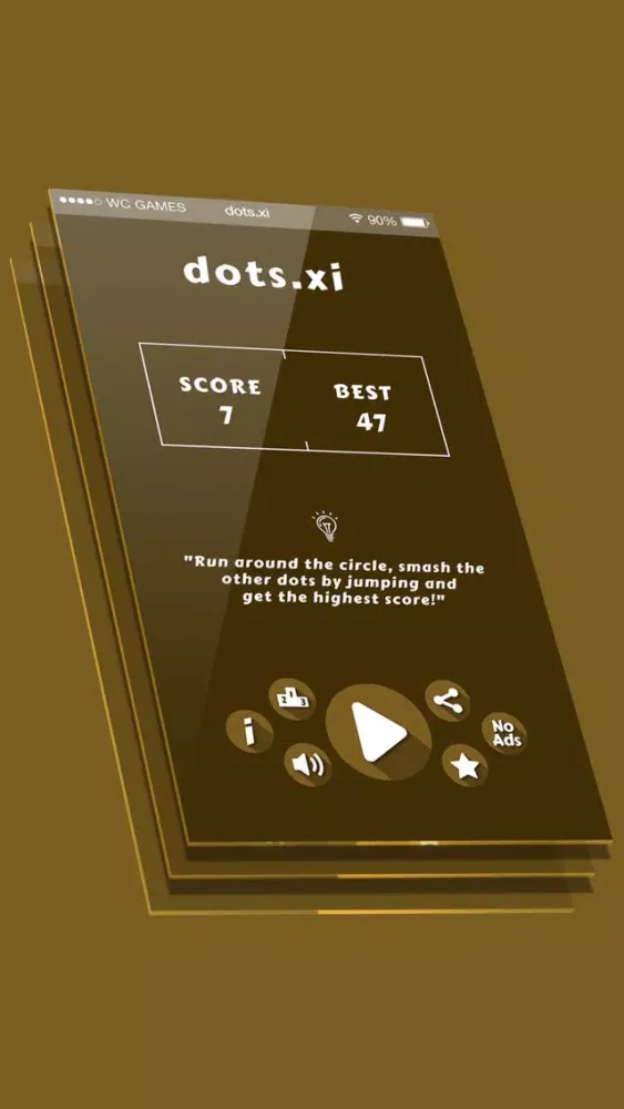 Ảnh chụp màn hình của dots ξ | Smash Comets