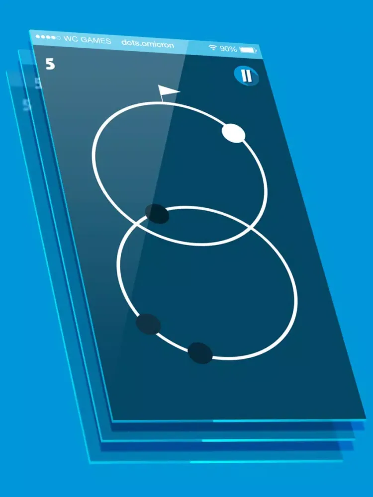 ภาพหน้าจอของ dots ο | Circle Race iPad 