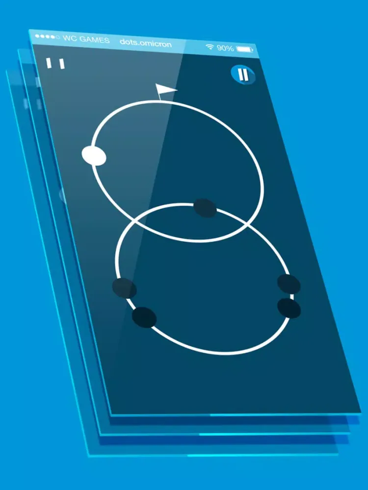 ภาพหน้าจอของ dots ο | Circle Race iPad 