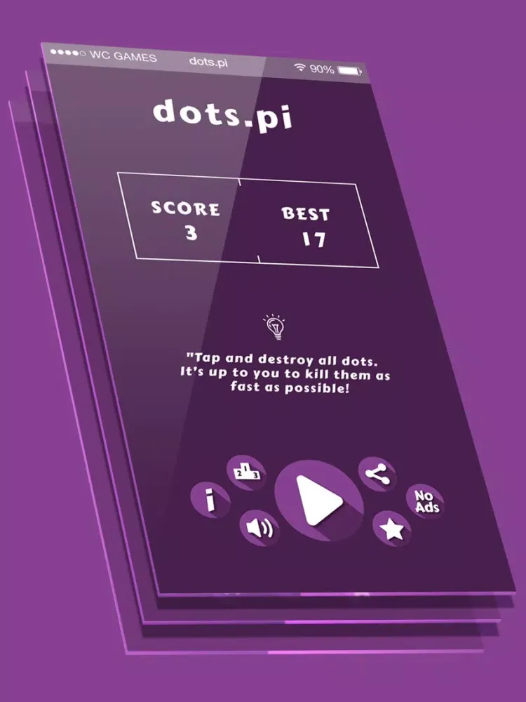 Ảnh chụp màn hình của dots π | Explode iPad 