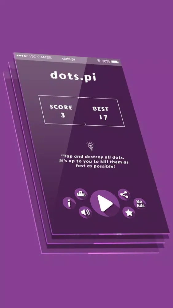 Ảnh chụp màn hình của dots π | Explode