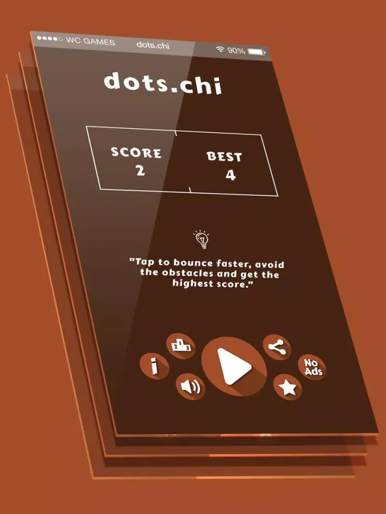 Capturas de pantalla de dots χ | Triple Bounce iPad 