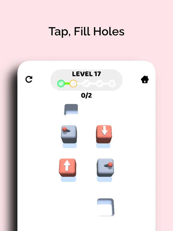 ภาพหน้าจอของ Fill Holes 3D iPad 