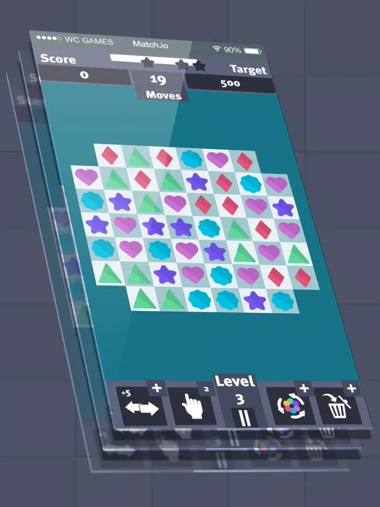 Ảnh chụp màn hình của Match.io. iPad 