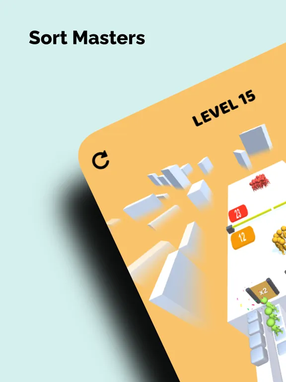 Tangkapan layar Sort Masters iPad 