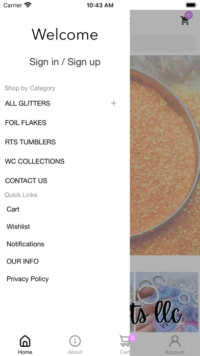 Screenshot di WC GLITTERS