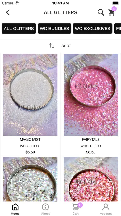 Screenshot di WC GLITTERS
