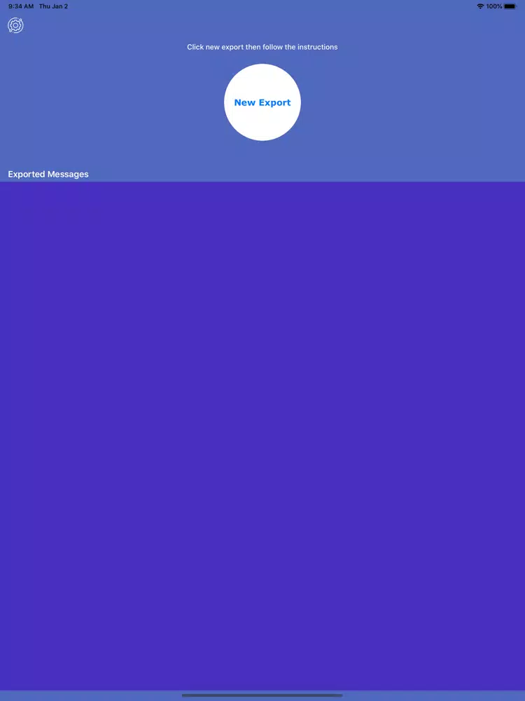 Message SMS Export to PDF,XLS iPad  Screenshots