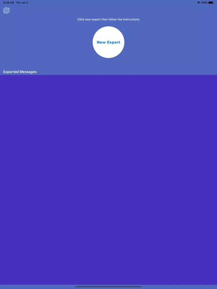 Message SMS Export to PDF,XLS iPad 应用截图