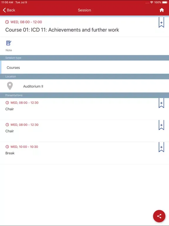 WCP 2019 iPad  سکرین شاٹس