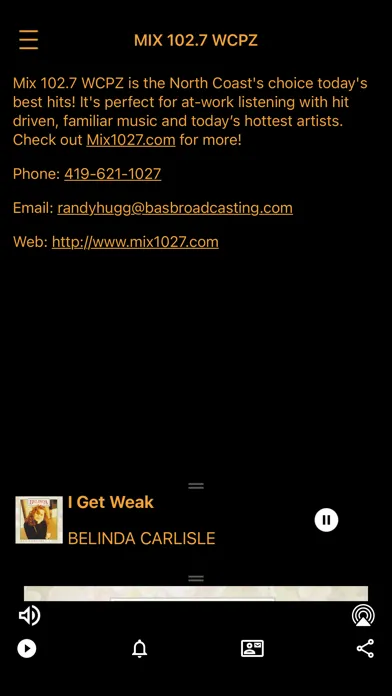 The Mix 102.7 WCPZ App! স্ক্রিনশট