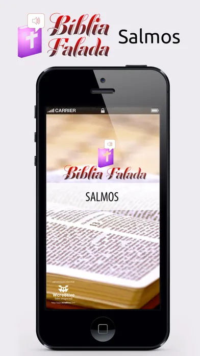 Zrzuty ekranu Salmos Bíblia Falada
